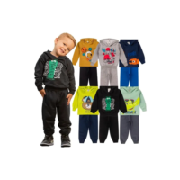 06 Peças Moletom Infantil Menino Com Capuz Inverno Barato
