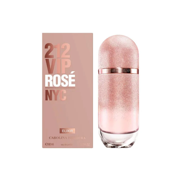 Carolina Herrera 212 Vip Rosé Elixir Edp 80ml Para Feminino