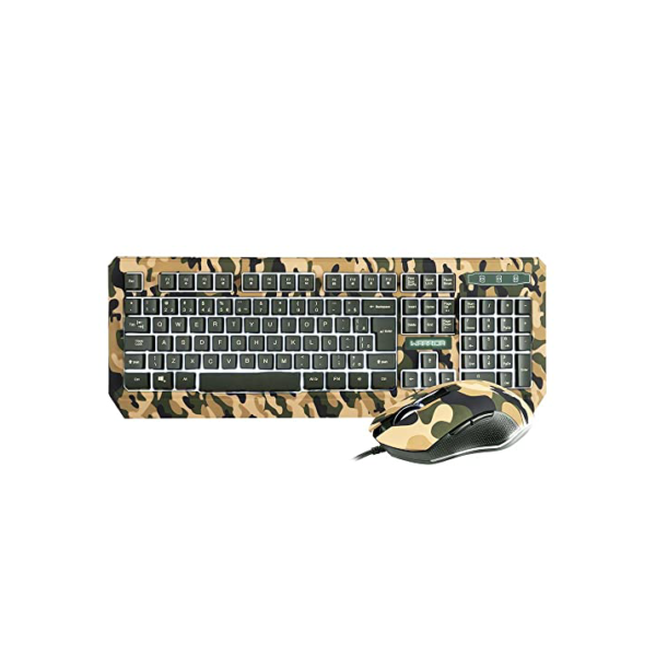 Warrior Gamer Army Tc249 Warrior Kyler Combo Teclado E Mouse Gamer Army - Tc249, Army - Windows
