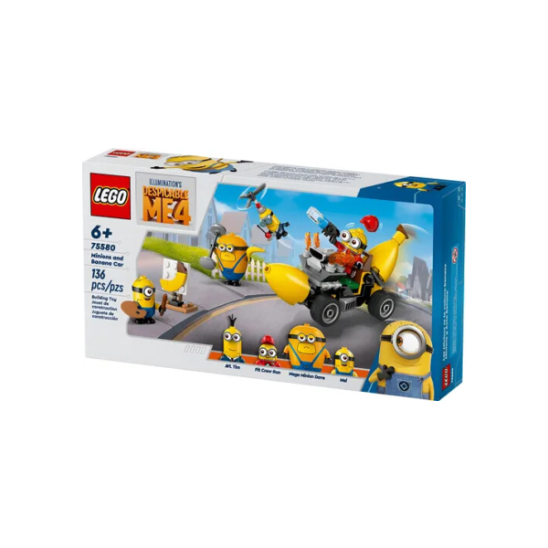 Lego Meu Malvado Favorito 4 Minions e Auto Banana