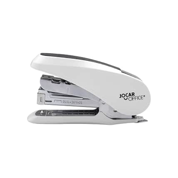 Grampeador Metal Menos Esforço Off-white P/ 30 Folhas - Caixa C/ 1 Und Jocar Office