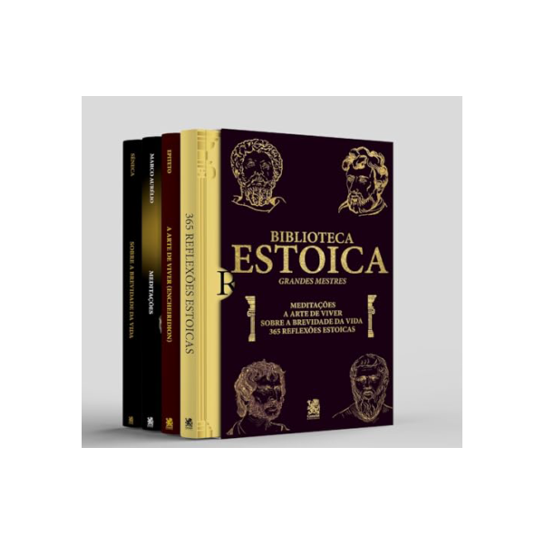 Biblioteca Estoica: Grandes Mestres Volume I - Box com 4 Livros