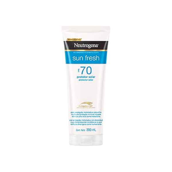 Neutrogena Sun Fresh Protetor Solar Corporal, FPS 70, 200ml