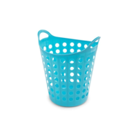 Cesto telado flexível 45 litros (azul claro)