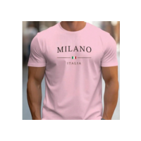 Camiseta Masculina Milano Blusa 100% Algodao Camiseta Malha Premium