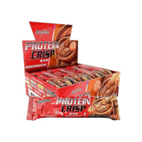 Integralmédica - Barra de Proteína Whey Protein Crisp Bar Churros - Snack Proteíco - Pré e Pós-Treino - Display com 12 Unidades