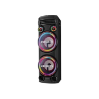 Torre de Som AIWA T2W-02 2300W 2Woofers10" Bluetooth RGB USB FM DJ