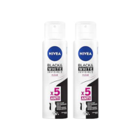 NIVEA Kit Desodorante Aerossol Black & White Clear 150ml - 2 Unidades, Nivea, pacote de 2