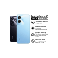 Celular Smartphone Realme Note 60 Dual SIM 3/4RAM 64GB/128GB 5000mh 7.85mm IP64 AI boost para Jogo