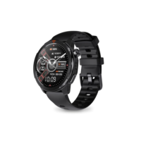 Bettdow SmartWatch, relogio smartwatch com GPS, tela AMOLED de alta definição de 1,43" Ecrã tátil, à prova d'água 3ATM, relogio smartwatch feminino e masculino, com 120+ Modos Esportivos (preto)