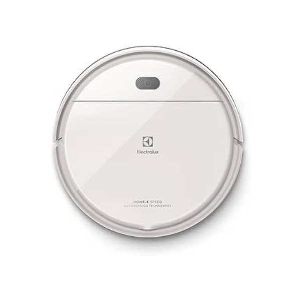 Aspirador de po robo Electrolux 2h20min bateria longa duração automatico varre aspira passa pano ERB11 bivolt branco sensor antiqueda