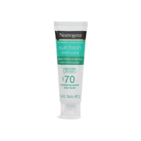 Neutrogena Sun Fresh Protetor Solar Facial Derm Care, Pele Oleosa, Sem Cor, FPS 70, 40g