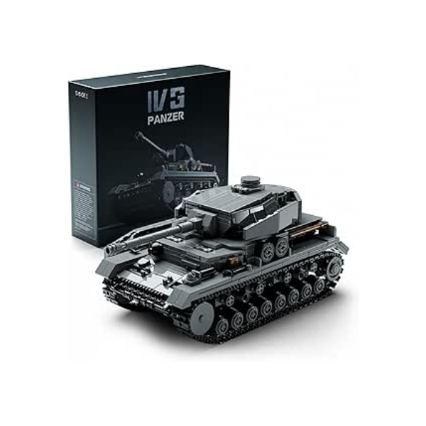Nifeliz Panzer IV G Military Tank Building Set for Adults, WW2 Collectible German Pz.Kpfw. IV G Army Model Toy to Build and Display, Ideal Gift for Military Fans (1,006PCS, NF10312)