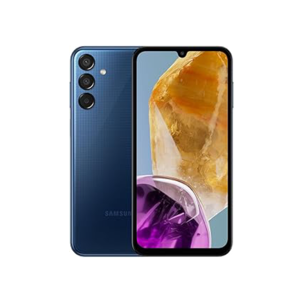 Galaxy M15 5G, 6.000mAh, Câmera Tripla até 50MP, 128GB - Azul escuro