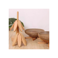 Suporte De Panela Quente Trivets De Madeira Para Pratos Quentes Forma De Árvore Bule Panelas Descanso de panela