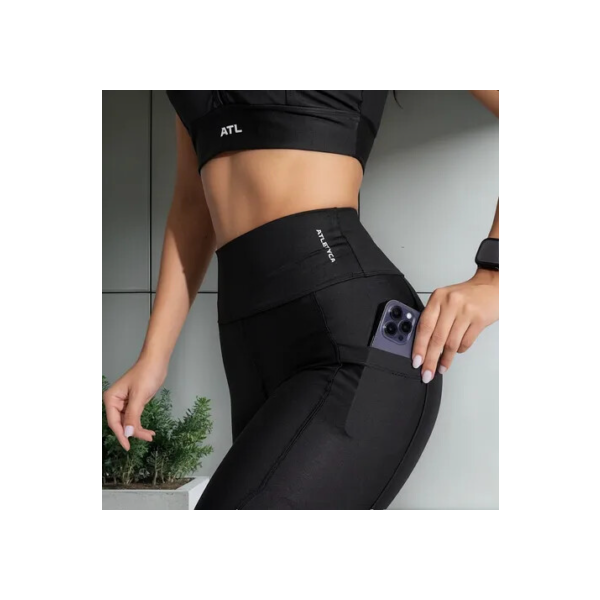 Calça Legging Com Bolso Lateral Fitness Feminino Atletyca