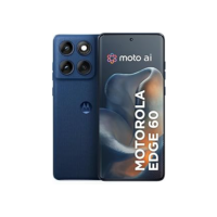 Smartphone Motorola Edge 60 5G - 512GB 24GB (12GB RAM+12GB Ram Boost) Tela Quad-Curve moto AI 50MP Sony Camera ultrarresistencia militar IP68 + IP69 - Azul Marinho