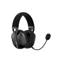 HAVIT Fone de Ouvido Headset Gamer FUXI-H3 Quad-Mode (com fio e sem fio, Wireless 2,4GHz, Bluetooth, Cabo USB-C, Cabo Auxiliar 3.5mm). Surround, Baixa Latência - Preto