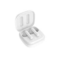Fone Bluetooth QCY T13 ANC, Fone de Ouvido Sem Fio Bluetooth 5.3 com Cancelamento de Ruído Ativo, 30h Brincadeira, BRANCO