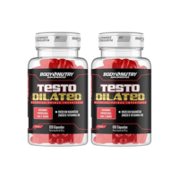 Kit 2x Dilated 120 cápsulas com Vitaminas e Minerais Boro Arginina Magnésio e Vitamina B6