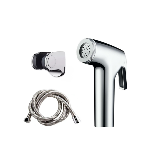 Ducha Higiênica Para Banheiro Completa Luxo Metal Inox núcleo da válvula de cobre 1,2m Chuveirinho Privada