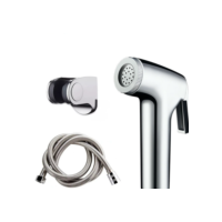 Ducha Higiênica Para Banheiro Completa Luxo Metal Inox núcleo da válvula de cobre 1,2m Chuveirinho Privada