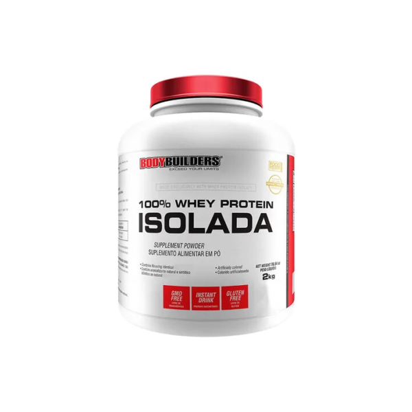 100% Whey Protein Isolada 2kg Sabor Baunilha Bodybuilders