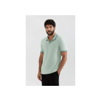Camisa Polo Básica Masculina Em Malha Texturizada Hering