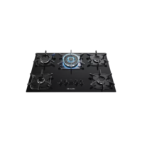 Cooktop Mueller Anafe 5 bocas Preto com Queimador Tripla chama Bivolt 127/220V