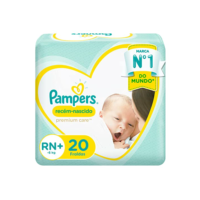 Fralda Pampers Premium Care RN+ - 20 fraldas