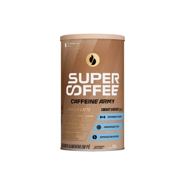 Supercoffee Vanilla Latte - Economic Size (380g) - Caffeine Army