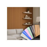 Kit 30 Revestimento Painel Ripado Placa Decorativa MDF 45x11cm - Envio FULL