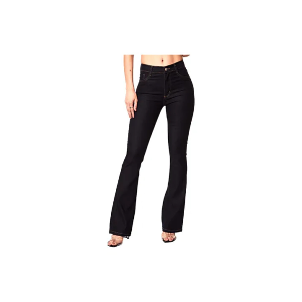 Calça Jeans Feminina Boot Cut Índigo Sawary
