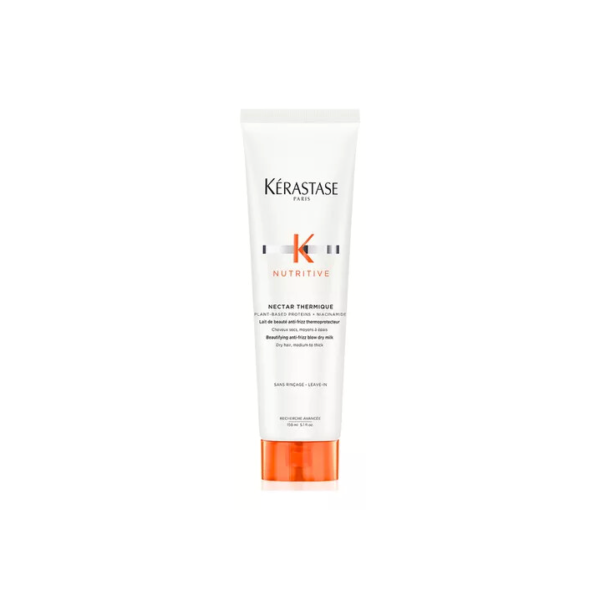 Leave-In Protetor Térmico Anti Ressecamento com Proteínas Vegetais e Niacinamida para Cabelos Médios a Grossos Kérastase Nutritive Nectar Thermique 150ml