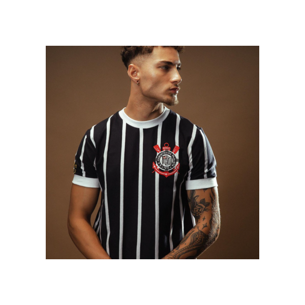 Camisa Retrô Corinthians Democracia 1982 Masculina