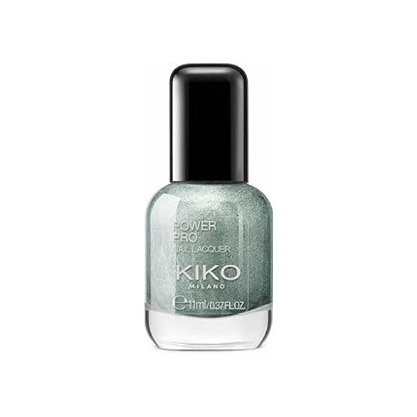 KIKO MILANO, Power Pro Nail Lacquer, Esmalte para Unhas, Cor 29 Silver Green