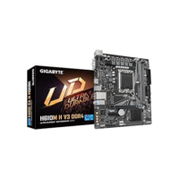 Gigabyte Placa-mãe H610M H V3 DDR4 - Suporta Intel Core 14ª CPUs, 4+1+1 fases híbridas VRM digital, até 3200MHz DDR4, 1xPCIe 3.0 M.2, GbE LAN, USB 3.2 Gen 1