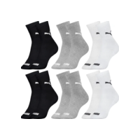 Kit 6 Pares De Meias Puma Cano Médio Sport Original Lisa