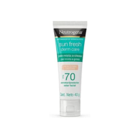 Protetor Solar Facial Para Pele Oleosa Neutrogena Sun Fresh Derm Care Pele Clara FPS 70, 40g