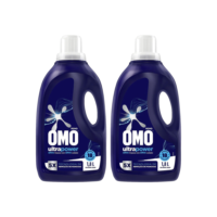 Kit 2 Lava-Roupas Líquido Omo Ultra Power 1,8l
