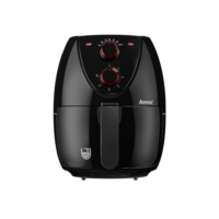 FRITADEIRA ELÉTRICA SEM ÓLEO AIR FRYER  AMVOX ARF 1205 PRETA 1400W 4,5L ANTIADERENTE