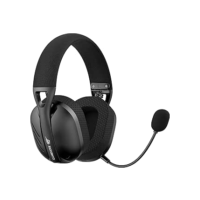 Havit Fone de Ouvido Headset Gamer Fuxi-H3 Black Com Fio e Sem Fio, Wireless 2,4GHz, Bluetooth, Cabo USB-C