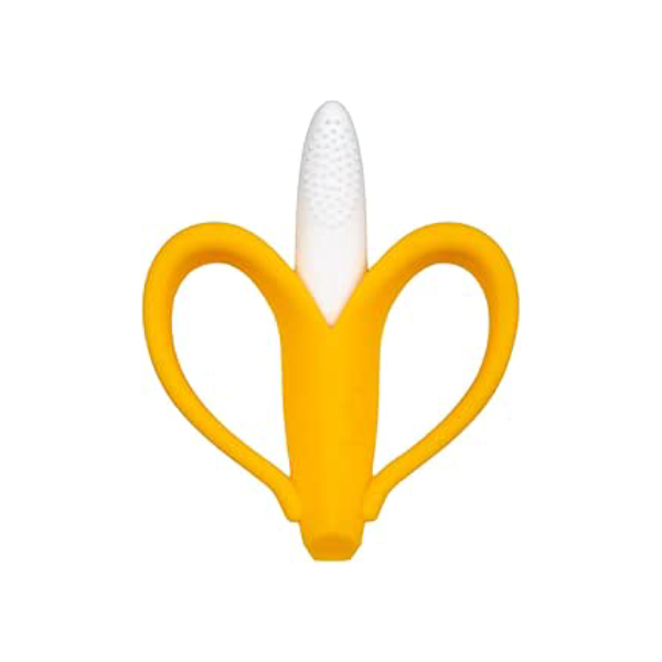BUBA Massageador De Gengiva Banana Cerdas Curtas Amarelo(16166)