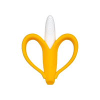 BUBA Massageador De Gengiva Banana Cerdas Curtas Amarelo(16166)
