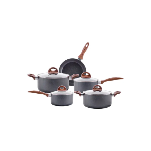Jogo De Panelas Brinox Antiaderente Ceramic Indução 5 Peças