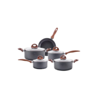 Jogo De Panelas Brinox Antiaderente Ceramic Indução 5 Peças