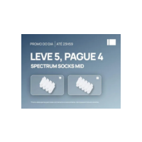 Compre 4 Meias Spectrum Socks Mid E Leve 5
