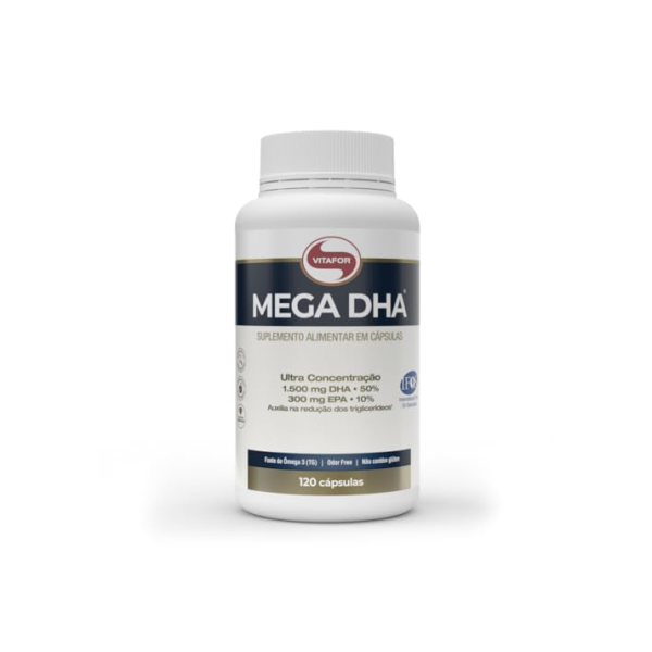 Mega Dha - 120 Cápsulas - Vitafor, Vitafor