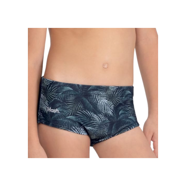 MASH INFANTIL Sungão Natação Praia Dryfast Zero Transparências, Preto, P