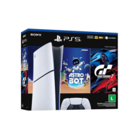 Console Playstation®5 Slim Digital - Pacote Astro Bot E Gran Turismo 7 Branco